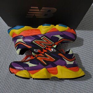 New Balance 9060 Purple And Orange Sneakers